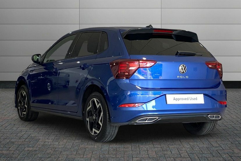 Volkswagen Polo 1.0 Tsi R-line Hatchback Dsg 115 Ps Blue #3