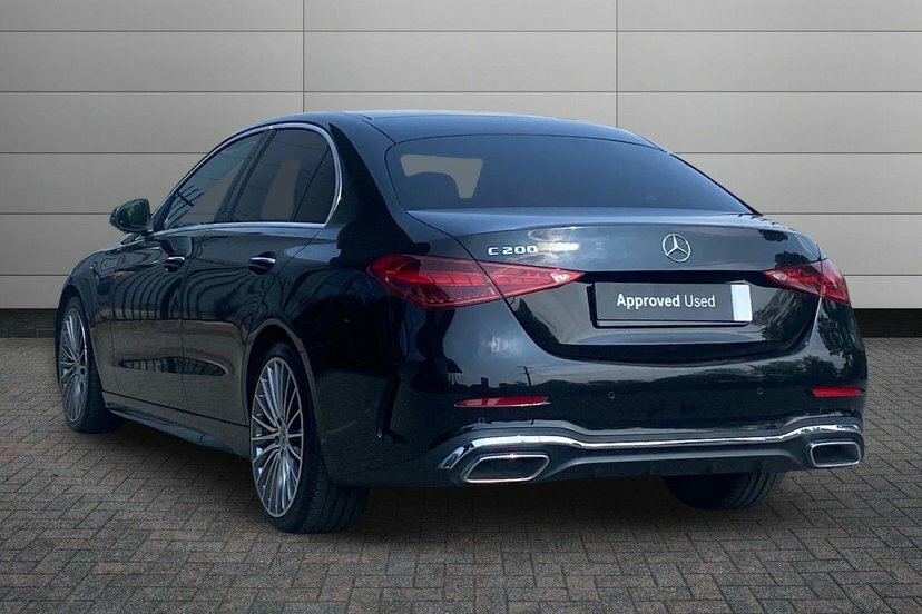 Mercedes-Benz C Class C200h Amg Line Premium FJ71UNB Black #2