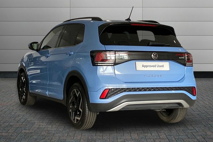 Volkswagen T-Cross 1.0 Tsi R-line Suv Dsg 115 Ps KO25UWJ Blue #3