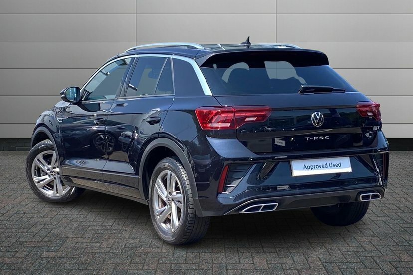 Volkswagen T-Roc 2.0 Tdi R-line Suv Dsg 150 Ps Black #3
