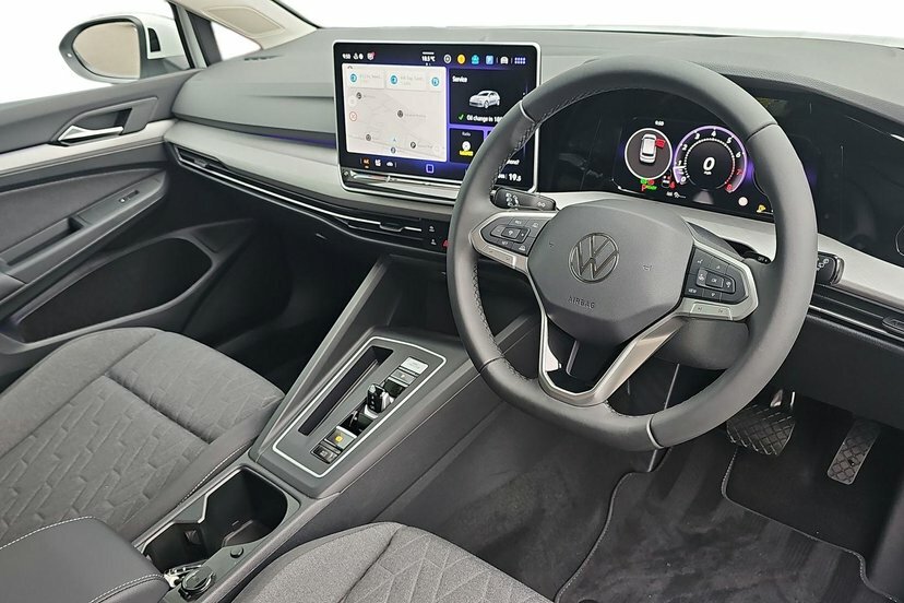 Volkswagen Golf 1.5 Etsi Mhev Match Hatchback Hybrid Ds DH26BYA White #6