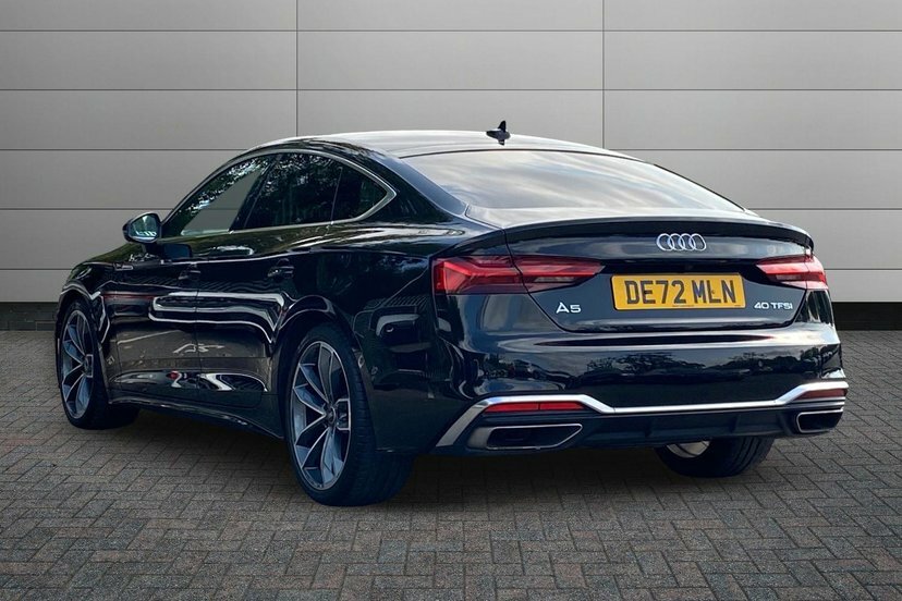 Audi A5 2.0 Tfsi 40 S Line Sportback S Tronic DE72MLN Black #3