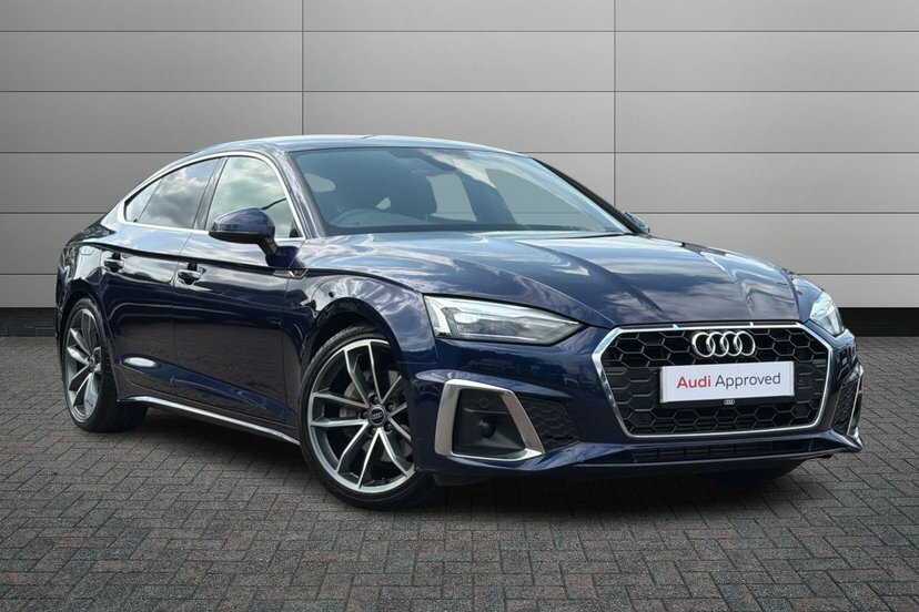 Audi A5 2.0 Tfsi 40 S Line Sportback S Tronic Blue