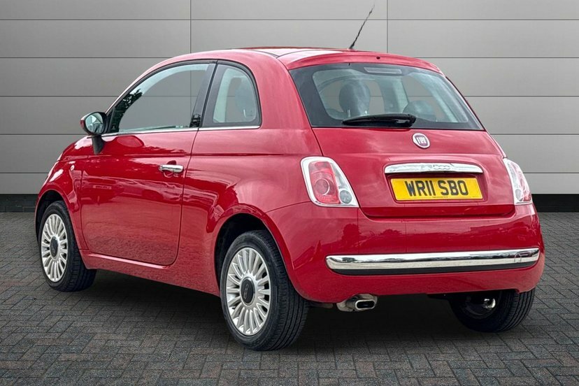 Fiat 500 1.2 Lounge Hatchback Euro 5 69 Red #3