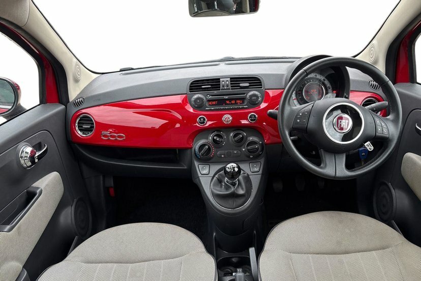 Fiat 500 1.2 Lounge Hatchback Euro 5 69 Red #6