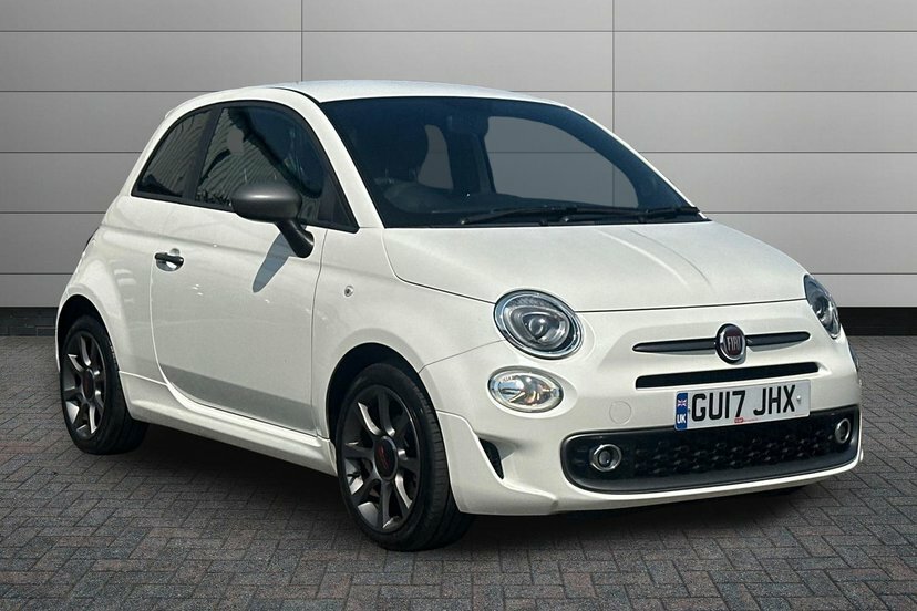 Fiat 500 1.2 S Hatchback Dualogic 69 Bhp White