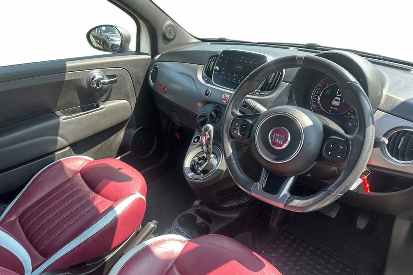 Fiat 500 1.2 S Hatchback Dualogic 69 Bhp GU17JHX White #6
