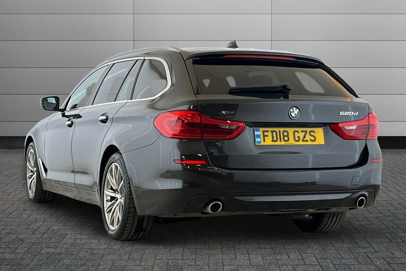 BMW 5 Series 2.0 520D Se Touring Xdrive FD18GZS Grey #3