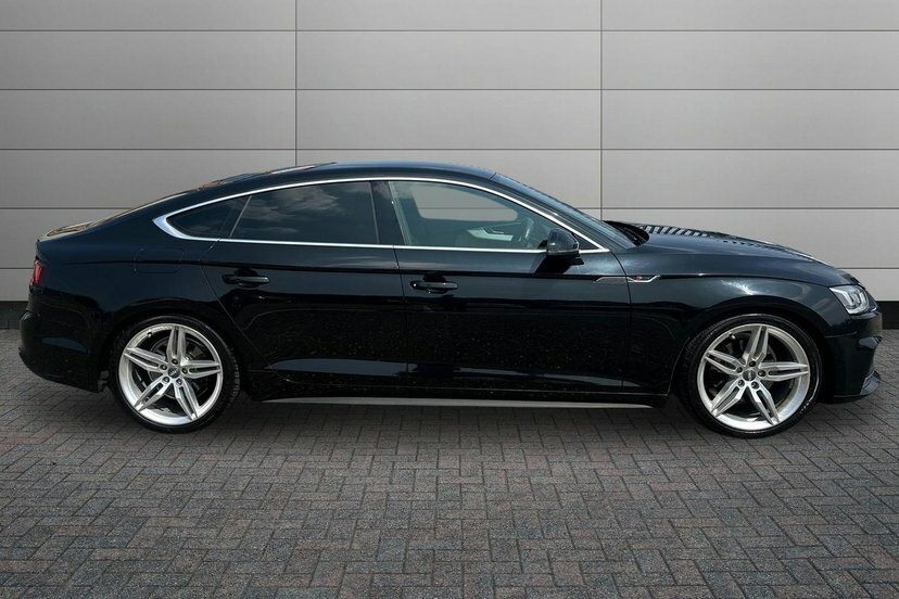 Audi A5 2.0 Tfsi 35 S Line Sportback S Tronic LO69XAR Black #4