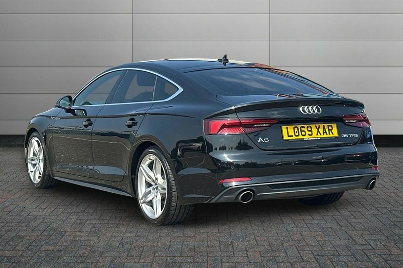 Audi A5 2.0 Tfsi 35 S Line Sportback S Tronic LO69XAR Black #3