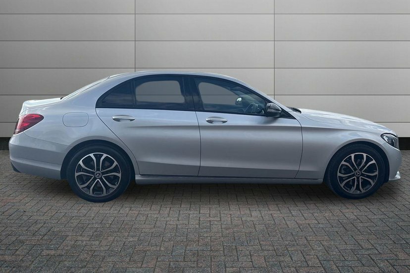 Mercedes-Benz C Class 2.0 C200 Sport Saloon G-tronic 184 Ps BD67LDJ Silver #3