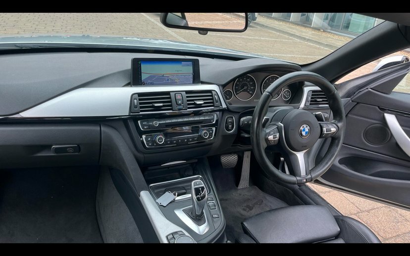BMW 4 Series 435I M Sport Convertible Silver #4