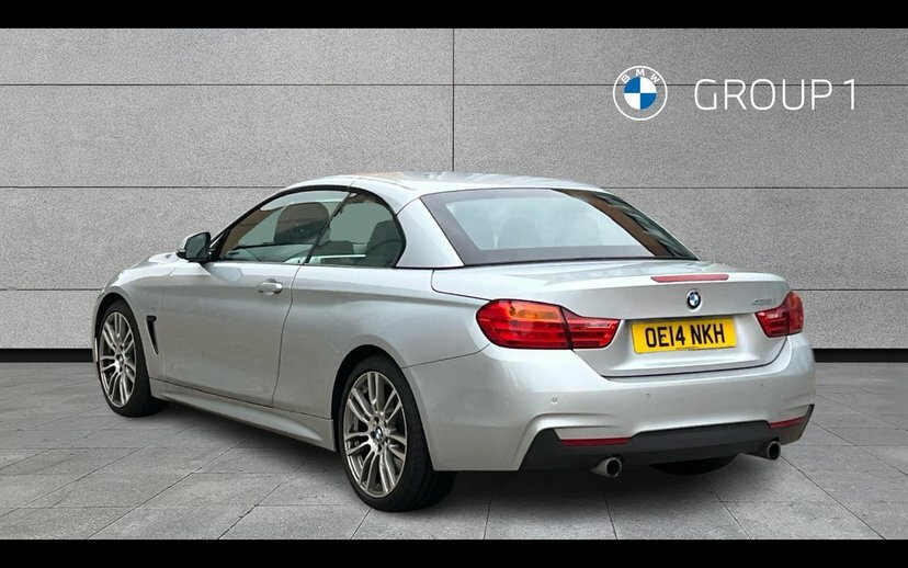 BMW 4 Series 435I M Sport Convertible Silver #2