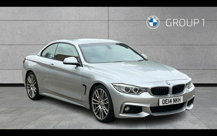BMW 4 Series 435I M Sport Convertible Silver