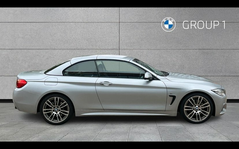 BMW 4 Series 435I M Sport Convertible Silver #3