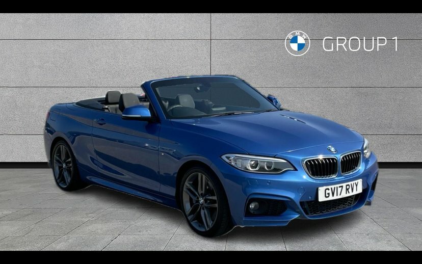 BMW 2 Series 220D M Sport Convertible Blue