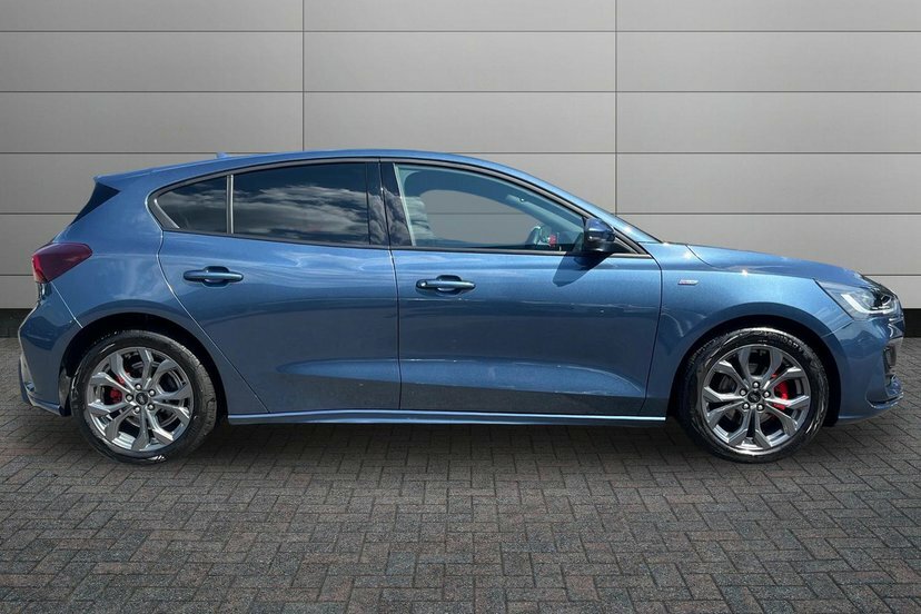 Ford Focus 1.0T Ecoboost St-line Hatchback NA73MGJ Blue #4