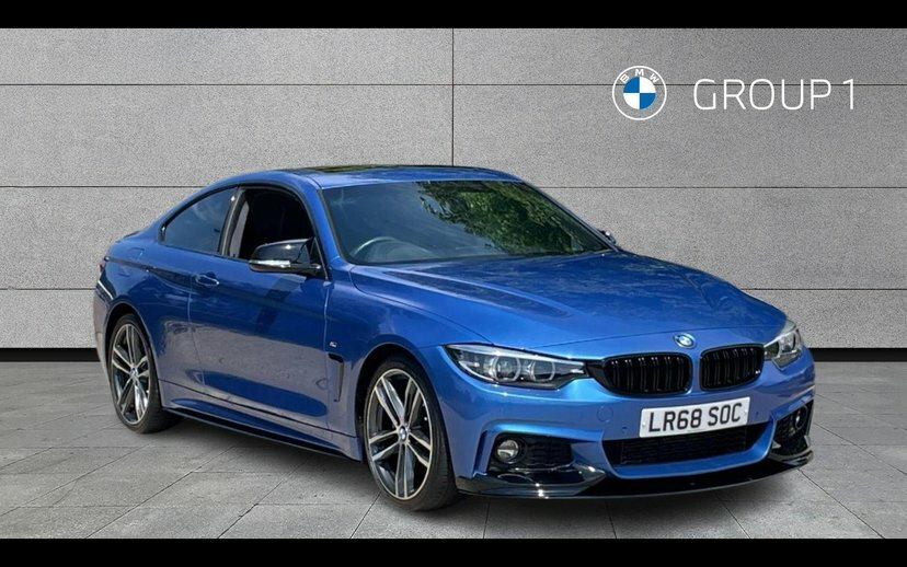 BMW 4 Series Gran Coupe 420D M Sport Coupe Blue