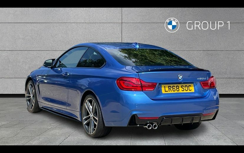 BMW 4 Series Gran Coupe 420D M Sport Coupe Blue #2
