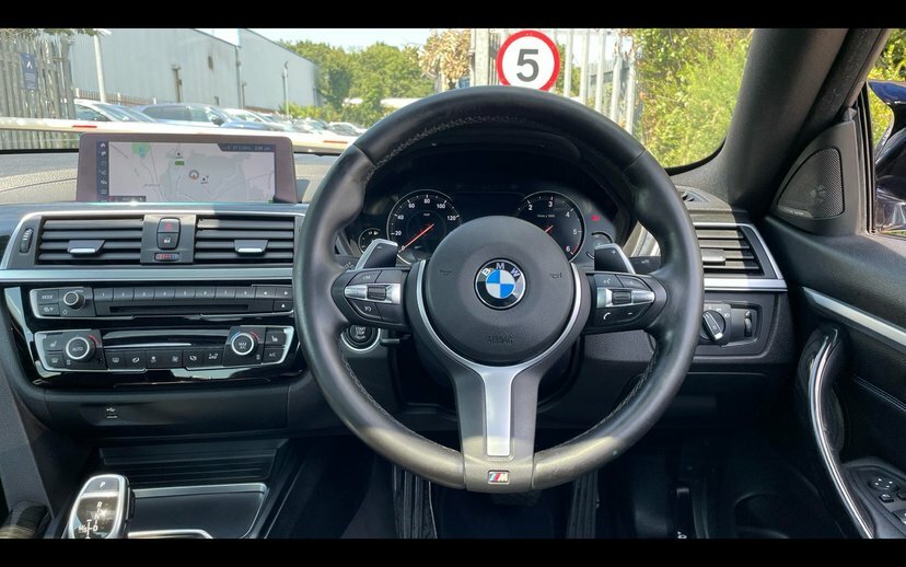 BMW 4 Series Gran Coupe 420D M Sport Coupe Blue #5