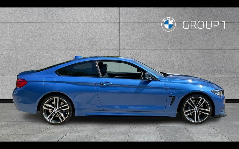 BMW 4 Series Gran Coupe 420D M Sport Coupe Blue #3