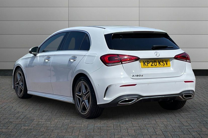 Mercedes-Benz A Class A180d Amg Line Premium Plus 2 Hatchback KP20KSV White #2