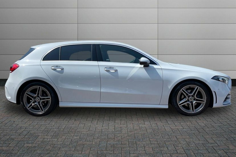 Mercedes-Benz A Class A180d Amg Line Premium Plus 2 Hatchback KP20KSV White #3