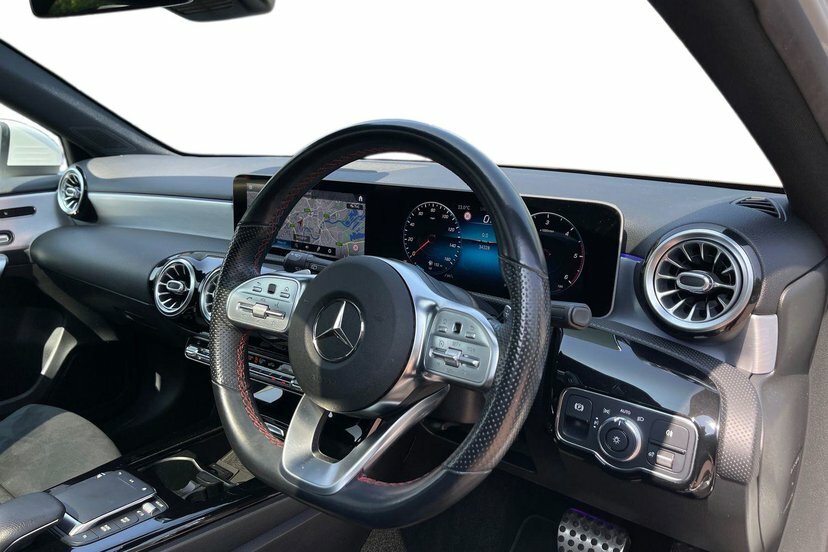 Mercedes-Benz A Class A180d Amg Line Premium Plus 2 Hatchback KP20KSV White #5