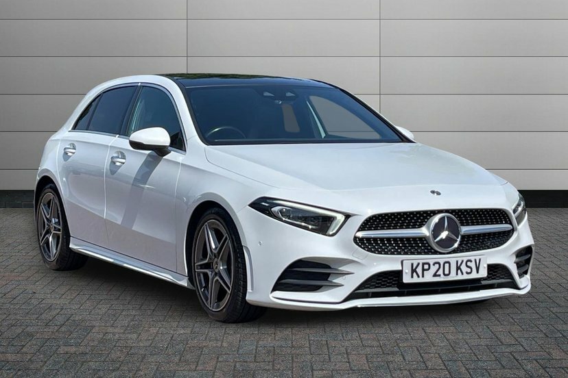 Mercedes-Benz A Class A180d Amg Line Premium Plus 2 Hatchback White