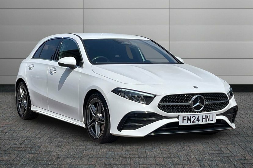 Mercedes-Benz A Class A180h Amg Line Executive Hatchback White