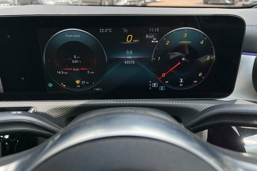 Mercedes-Benz CLA Class Cla220d Amg Line Premium Coupe FP22ZHX White #6