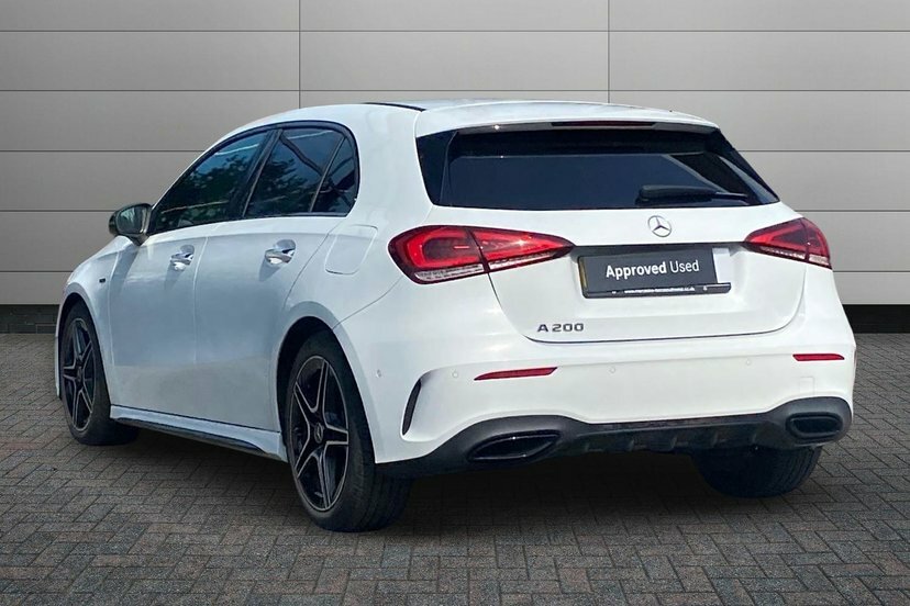 Mercedes-Benz A Class A200 Amg Line Edition Premium Plus WF71HRK White #2