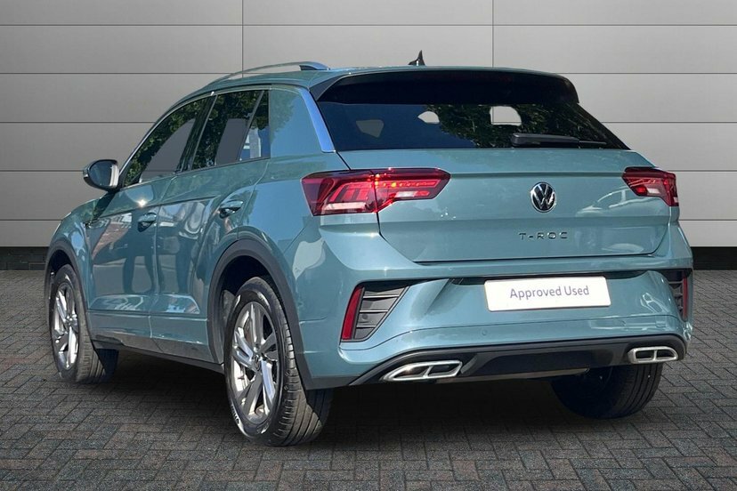 Volkswagen T-Roc 1.5 Tsi R-line Suv Dsg 150 Ps Blue #3