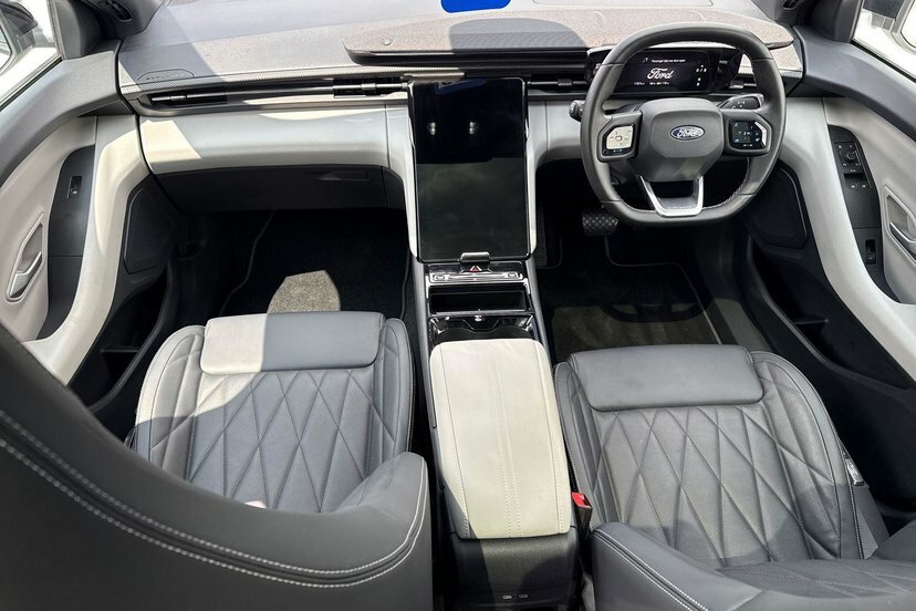 Ford Explorer Extended Range 77Kwh Premium Suv White #6