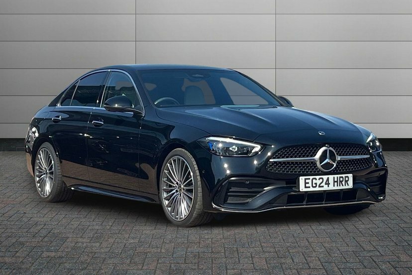 Mercedes-Benz C Class C300h Mhev Amg Line Premium Saloon Black