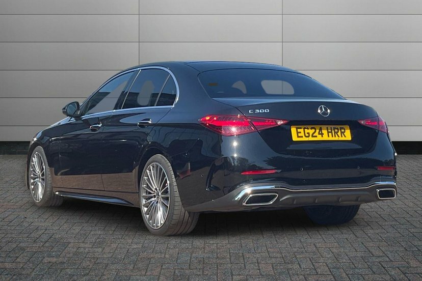 Mercedes-Benz C Class C300h Mhev Amg Line Premium Saloon EG24HRR Black #2