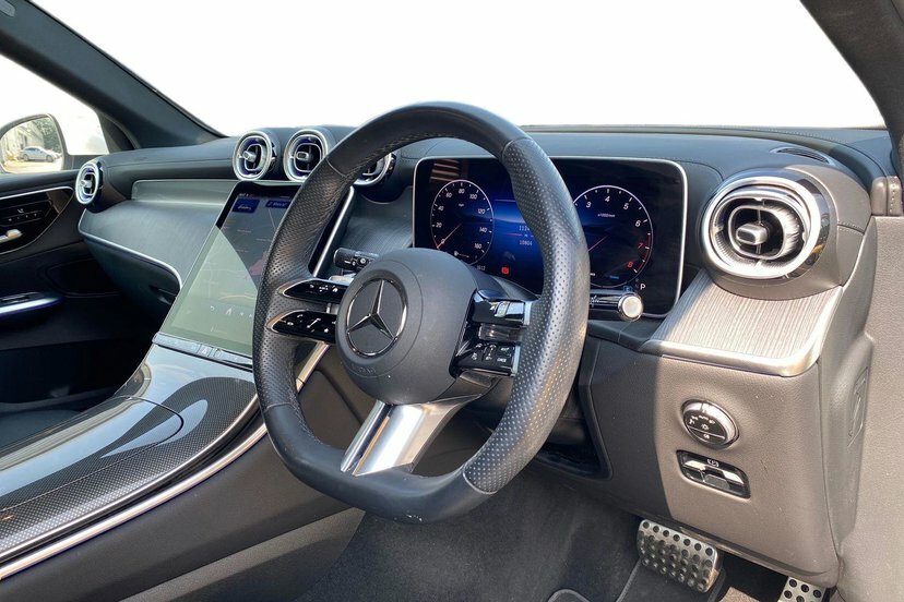 Mercedes-Benz GLC Class Glc300h Mhev Amg Line Premium Suv Hyb BA74LSJ White #5