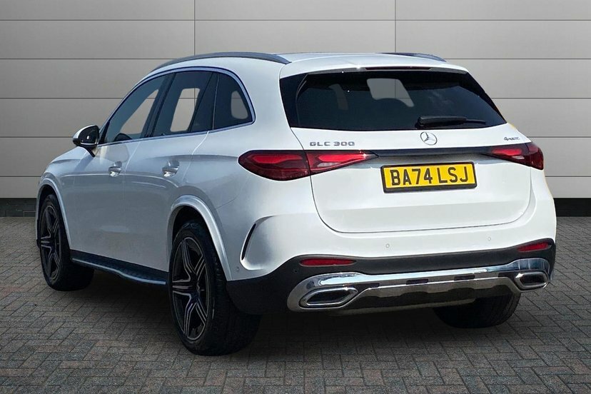 Mercedes-Benz GLC Class Glc300h Mhev Amg Line Premium Suv Hyb BA74LSJ White #2