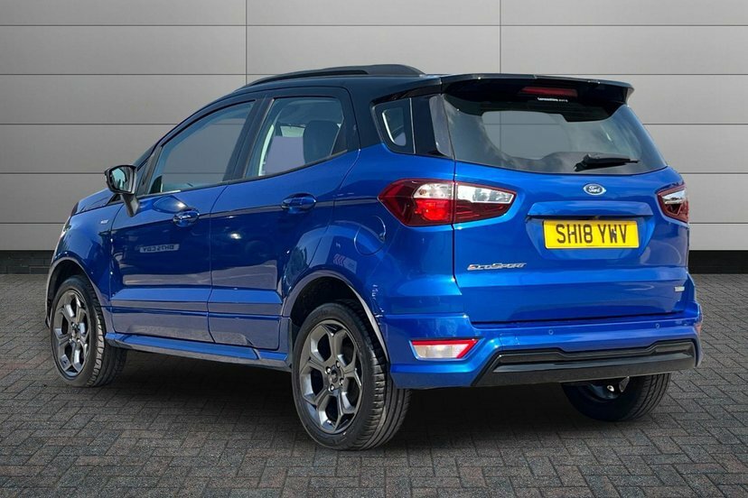 Ford Ecosport 1.0T Ecoboost St-line Suv 125 P SH18YWV Blue #3