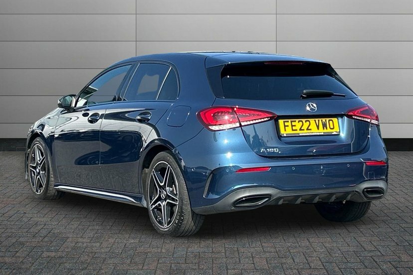 Mercedes-Benz A Class 1.3 A180 Amg Line Edition Executive Hatchback FE22VWO Blue #2