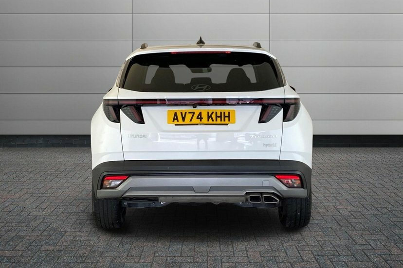 Hyundai Tucson 1.6 T-gdi Premium Suv Hybrid 215 AV74KHH White #6