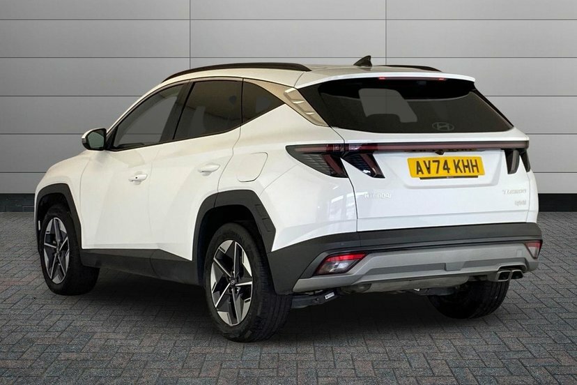 Hyundai Tucson 1.6 T-gdi Premium Suv Hybrid 215 AV74KHH White #2