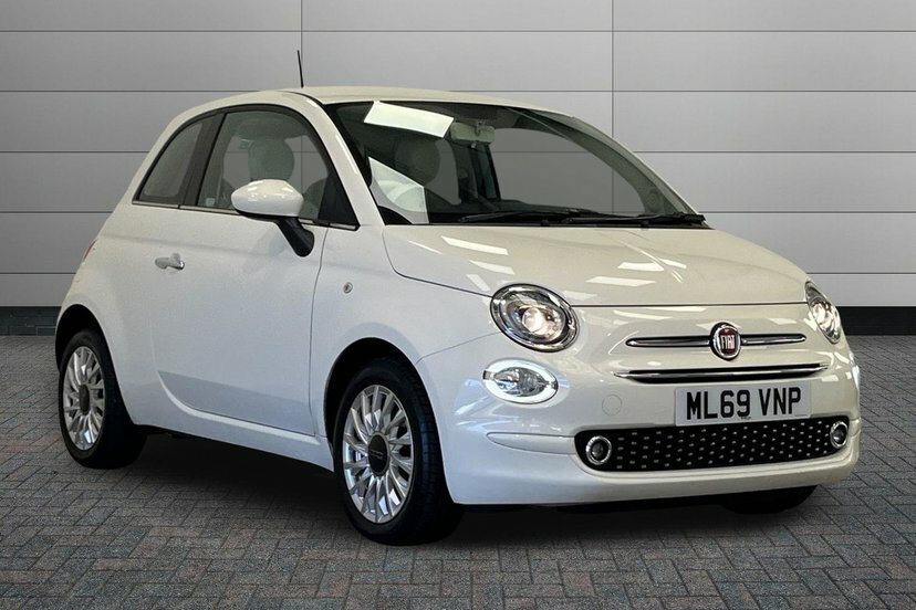 Fiat 500 1.2 Lounge Hatchback 69 Bhp White