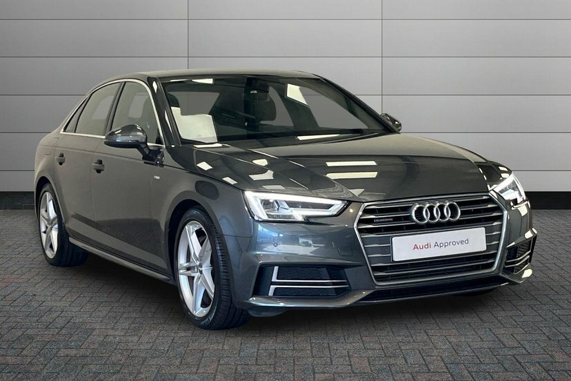 Audi A4 2.0 Tfsi 45 S Line Saloon S Tronic Quat Grey