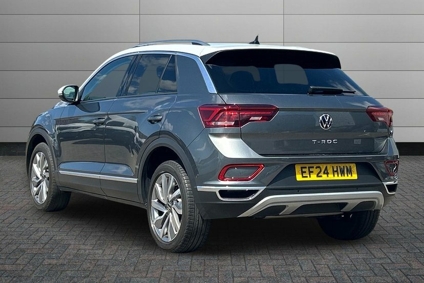 Volkswagen T-Roc 1.5 Tsi Style Suv Dsg 150 Ps Grey #3