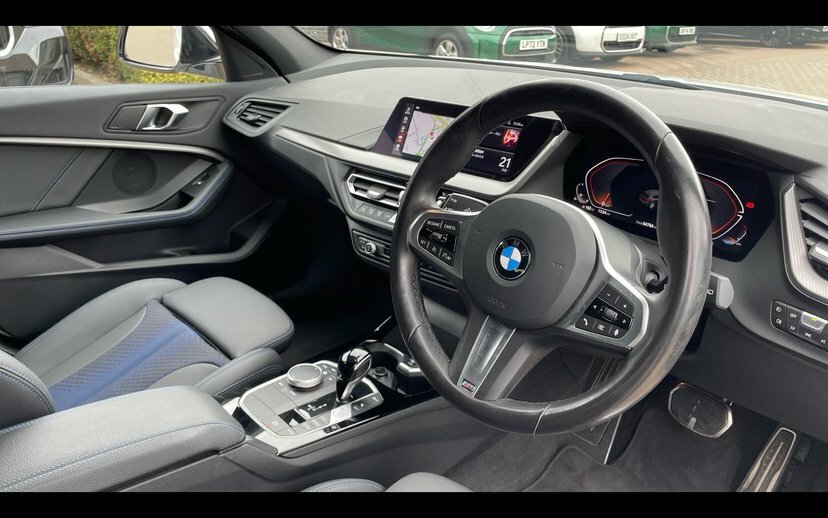 BMW 1 Series 118I M Sport EU73XBM White #6