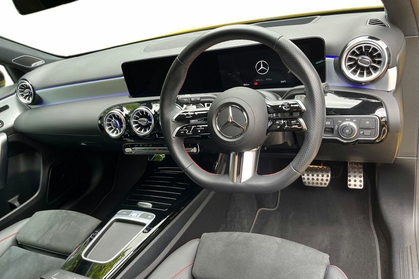 Mercedes-Benz A Class A200h Mhev Exclusive Launch Edition AE73NFP Yellow #5