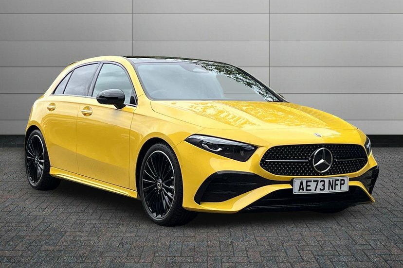 Mercedes-Benz A Class A200h Mhev Exclusive Launch Edition Yellow