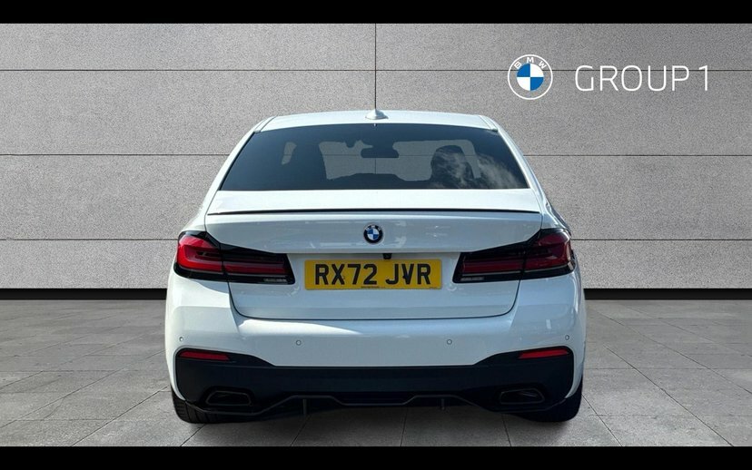 BMW 5 Series 520D Mht M Sport Step Pro Pack White #15