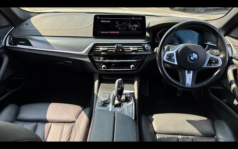 BMW 5 Series 3.0 530D Mht M Sport Saloon Hybrid Step White #4